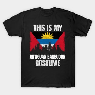 This Is My Antiguan Barbudan Costume for Men Vintage Antigua and Barbuda T-Shirt